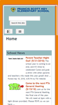 Mobile Screenshot of francisscottkeyschool.org
